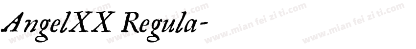 AngelXX Regula字体转换